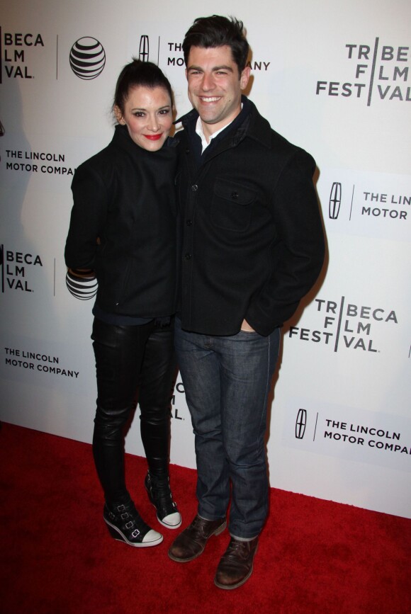 Max Greenfield - Première du film "About Alex" lors du festival du film de Tribeca à New York. Le 17 avril 2014 