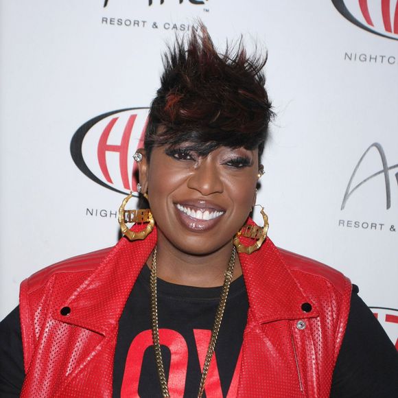 Missy Elliott arrive au Haze Nightclub pour donner un concert a Las Vegas. Le 15 mai 2013  