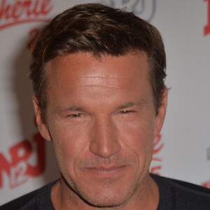 Benjamin Castaldi, lors de la conférence de presse de la grille de rentrée 2015/2016 des chaînes NRJ12, NRJ Hits et Chérie 25 à la Cour du Marais à Paris, le 27 août 2015.