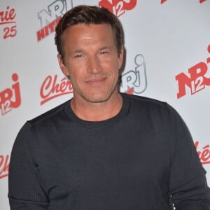 Benjamin Castaldi, lors de la conférence de presse de la grille de rentrée 2015/2016 des chaînes NRJ12, NRJ Hits et Chérie 25 à la Cour du Marais à Paris, le 27 août 2015.