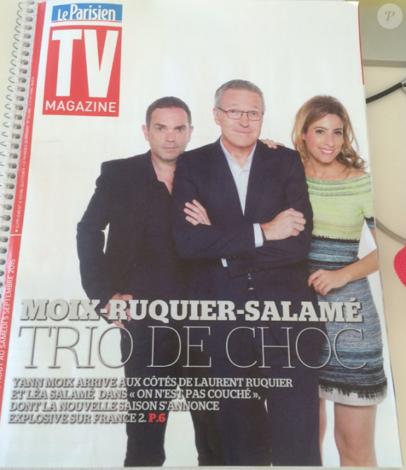 Le Parisien TV Magazine du 30 août au 5 septembre 2015.