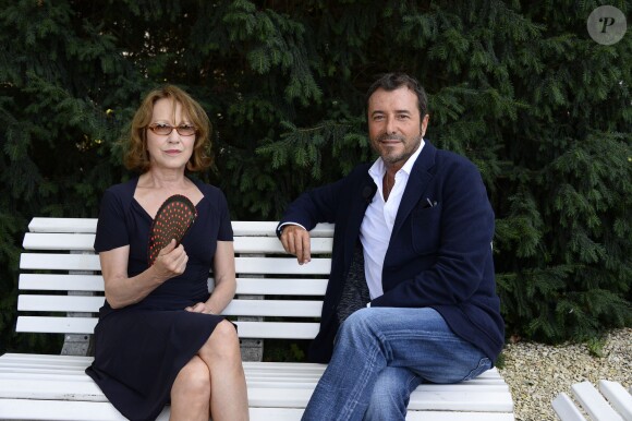 Nathalie Baye et Bernard Montiel lors du 8e Festival du Film Francophone d'Angoulême, le 29 août 2015.
