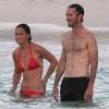 Exclusif - Pippa Middleton et son ami James Matthews en vacances à Saint-Barthélémy à la célèbre plage de l'Eden Rock le 22 août 2015.