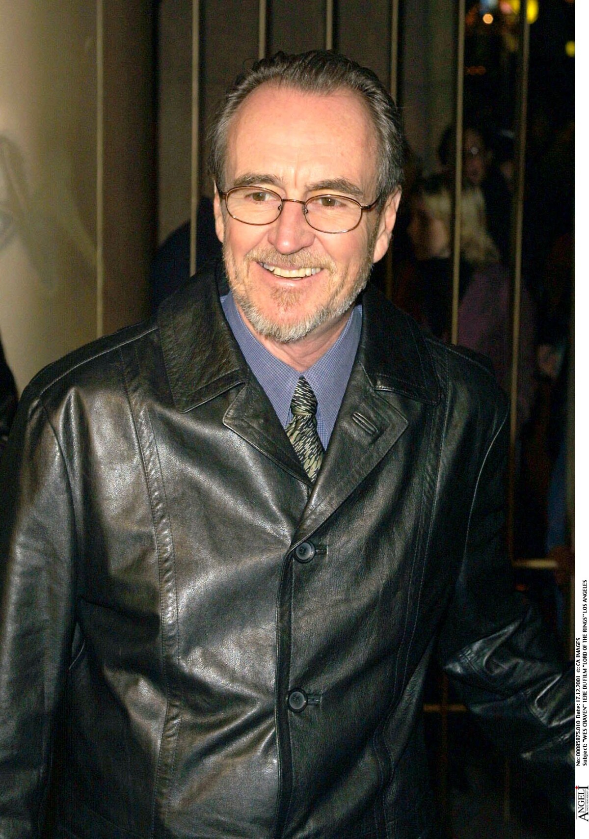 Photo : Wes Craven lors de l'avant-première du Seigneur des Anneaux à ...