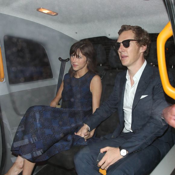 Sophie Hunter, Benedict Cumberbatch après la soirée Serpentine Gallery Summer Party à London, le 2 juillet 2015
