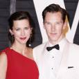  Sophie Hunter et Benedict Cumberbatch lors de la soir&eacute;e Vanity Fair Oscar Party &agrave; Beverly Hills, Los Angeles, le 22 f&eacute;vrier 2015 