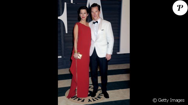 Benedict Cumberbatch et Sophie Hunter en février 2015.