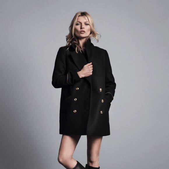 Kate Moss figure sur la campagne publicitaire automne-hiver 2015 de Mango. Photo par Inez et Vinoodh.
