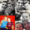 Kai Rooney avec les stars du Barça - aout 2015