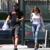 Exclusif - Sofia Vergara et Joe Manganiello achètent des beignets à Los Feliz Le 25 Juillet 2015