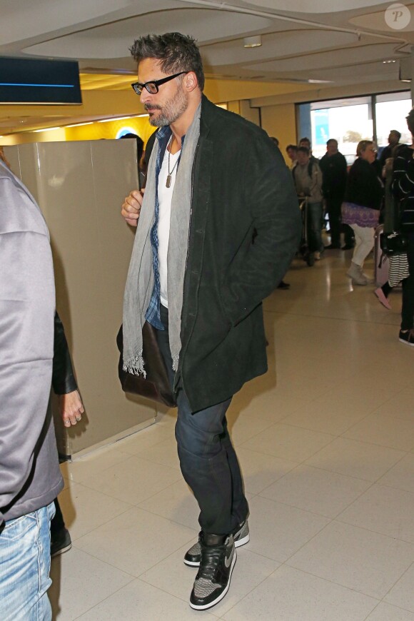 Joe Manganiello à l'aéroport de Sidney le 8 juillet 2015