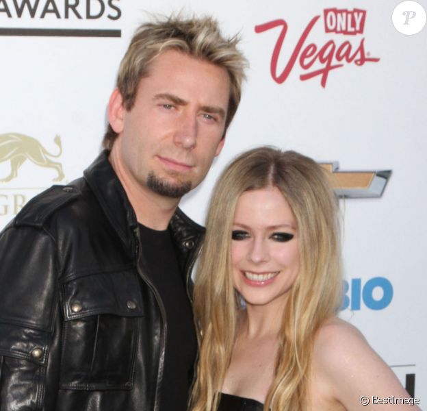 Avril Lavigne, Chad Kroeger a la soiree "2013 Billboard Music Awards" au "MGM Grand Garden Arena" a Las Vegas, le 19 mai 2013 .