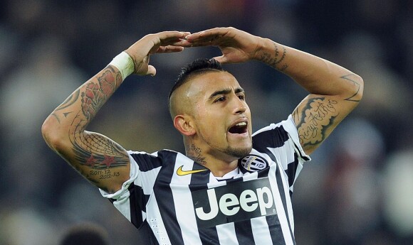 Arturo Vidal à Turin, le 27 novembre 2013. 