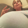 Jessie James Decker, ici moins d'une semaine avant son accouchement, a donné naissance le 4 septembre 2015 à son deuxième enfant avec son mari Eric Decker (New York Jets), un petit garçon. Photo Instagram
