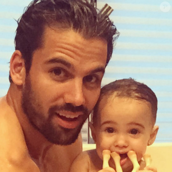 Jessie James Decker a accouché le 4 septembre 2015 de son deuxième enfant avec son mari Eric Decker (New York Jets), ici avec Vivi, un petit garçon. Photo Instagram