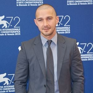 Shia LaBeouf au photocall du film "Man Down" lors du 72e Festival du Film de Venise, la Mostra. Le 6 septembre 2015