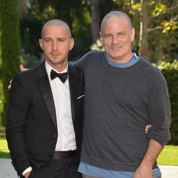 Dito Montiel et Shia LaBeouf - Tapis rouge du film "Man Down" lors du 72e festival du film de Venise (la Mostra), le 6 septembre 2015