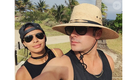 Sami Miro et Zac Efron au Mexique / photo postée sur Instagram.