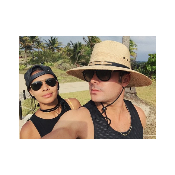 Sami Miro et Zac Efron au Mexique / photo postée sur Instagram.