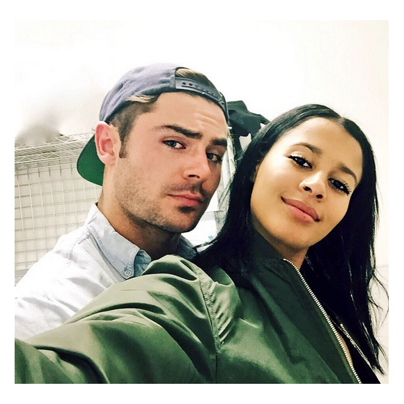 Zac Efron et Sami Miro / photo postée sur le compte Instagram de l'acteur.