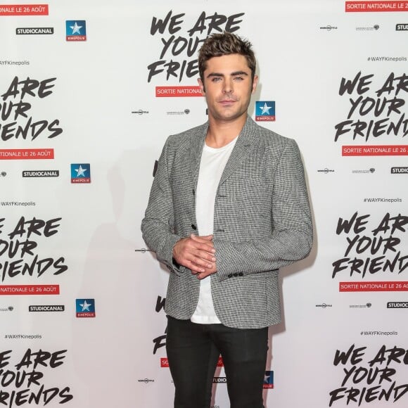 Zac Efron - Avant-première du film "We Are Your Friends" au Kinepolis Lomme (Lille), le 12 août 2015.