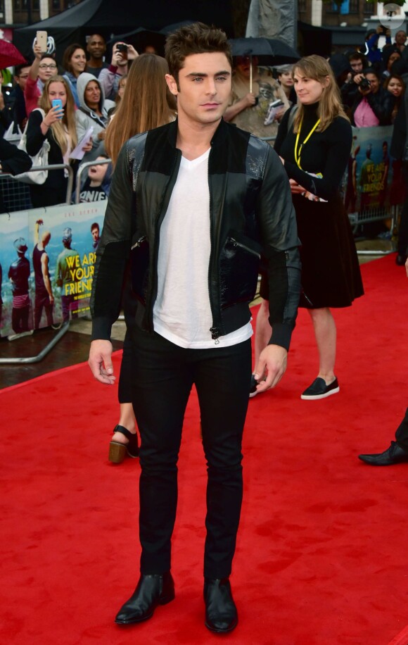 Zac Efron - Avant-première du film "We Are Your Friends" à Londres, le 11 août 2015.