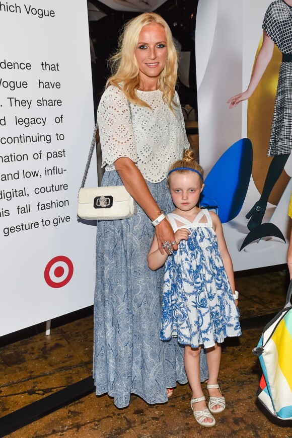 Keren Craig (co-fondatrice de Marchesa) et sa fille Delilah assistent à la soirée de Target Style et du magazine Vogue à New York. Le 9 septembre 2015.