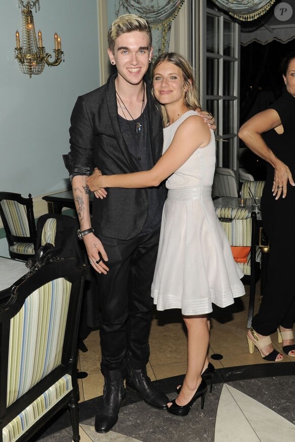 Gabriel-Kane Day-Lewis et Mélanie Laurent assistent à l'after-party de projection du film 'Breathe' à New York. Le 9 septembre 2015.