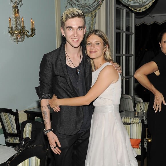 Gabriel-Kane Day-Lewis et Mélanie Laurent assistent à l'after-party de projection du film 'Breathe' à New York. Le 9 septembre 2015.