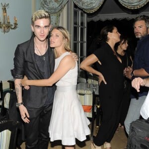 Gabriel-Kane Day-Lewis et Mélanie Laurent assistent à l'after-party de projection du film 'Breathe' à New York. Le 9 septembre 2015.