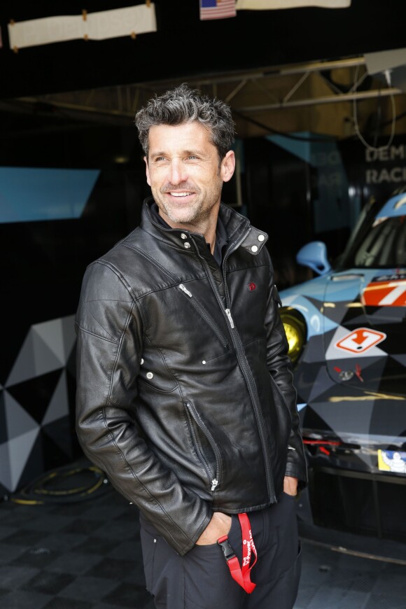 Exclusif - Pour sa 4e participation aux 24 heures du Mans, l'acteur pilote Patrick Dempsey soutient l'association Mécénat Chirurgie Cardiaque et les 24 heures du coeur. Le 9 juin 2015 au Mans