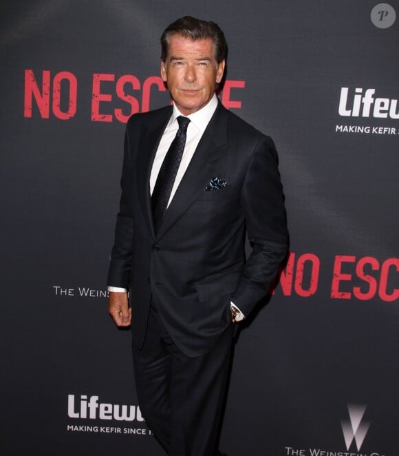 Pierce Brosnan - Avant-première du film "No Escape" à Los Angeles, le 17 août 2015.