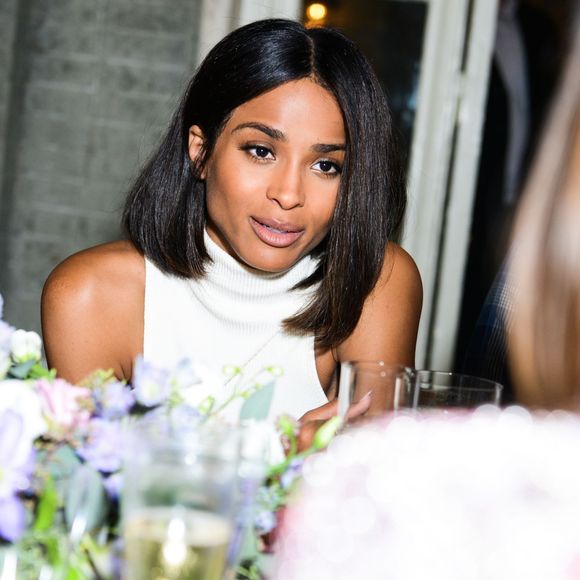 Ciara assiste au déjeuner des It Girls du magazine W (en association avec Coach) à New York. Le 10 septembre 2015.