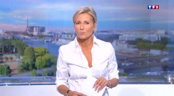 Claire Chazal fait ses adieux au JT de TF1 après 24 années de bons et loyaux services, le dimanche 13 septembre 2015.