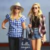 Reese Witherspoon sort de son bureau puis se rend au centre commercial avec sa fille Ava à Santa Monica, le 3 septembre 2015.