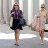 Reese Witherspoon en compagnie de sa fille Ava quittent un rendez vous professionel à Los Angeles le 28 août 2015