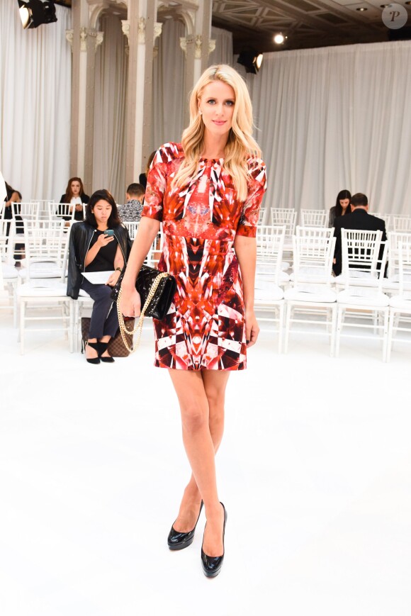 Nicky Hilton assiste au défilé Gabriela Cadena printemps-été 2016 à la New York Public Library. New York, le 14 septembre 2015.