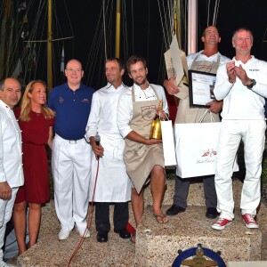 Le prince Albert II de Monaco participait le 10 septembre 2015 à la soirée de remise des prix du Concours des Chefs dans le cadre de la 12e Monaco Classic Week au Yacht Club de Monaco.