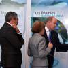 Le prince Albert II de Monaco inaugurait le 7 septembre 2015 au Grimaldi Forum l'exposition "Les terres australes et antarctiques françaises - Escales au bout du monde".