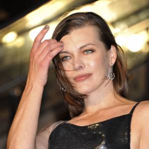 Milla Jovovich assiste à la première du film "Pompéi" à Roppongi Hills à Tokyo le 26 mai 2014