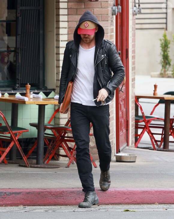 Ryan Gosling est allé prendre le petit déjeuner chez "Little Dom" à Los Feliz, le 27 février 2015