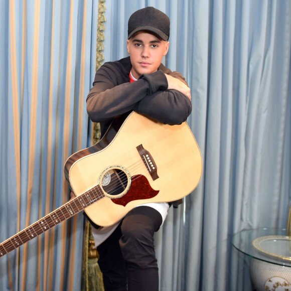 Exclusive - Canadian singer Justin Bieber poses during a press event at the Ritz Carlton Hotel in Berlin, Germany, 15 September 2015. The 21-year-old released his new single 'What Do You Mean' and does a tour to promote it. Photo by jens Kalaene/DPA/ABACAPRESS.COM15/09/2015 - Berlin