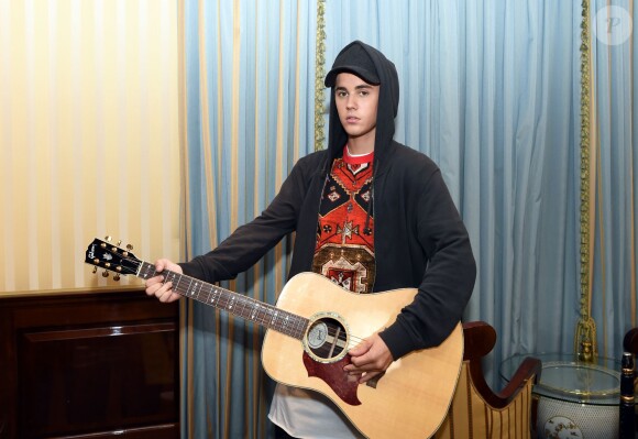 Exclusive - Canadian singer Justin Bieber poses during a press event at the Ritz Carlton Hotel in Berlin, Germany, 15 September 2015. The 21-year-old released his new single 'What Do You Mean' and does a tour to promote it. Photo by jens Kalaene/DPA/ABACAPRESS.COM15/09/2015 - Berlin