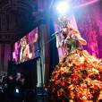 Katy Perry sur scène lors de la soirée "BAZAAR Icons" du magazine Harper's Bazaar à l'hôtel Plaza. New York, le 16 septembre 2015.