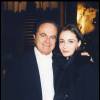Emmanuelle Béart et son père Guy au défilé Christian Dior en 1997