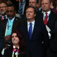 David Cameron lors de la cérémonie d'ouverture de la Coupe du monde de rugby à Londres le 18 septembre 2015.