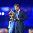 Le prince Harry lors de la cérémonie d'ouverture de la Coupe du monde de rugby à Londres le 18 septembre 2015.