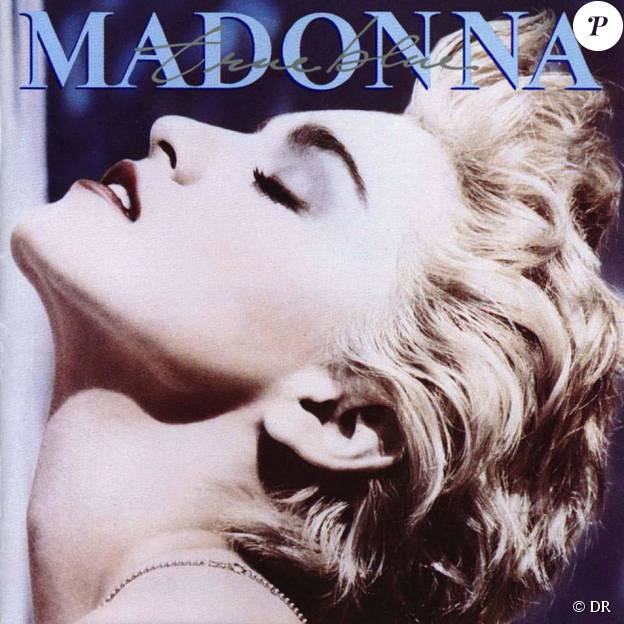 Madonna, photographiée par Herb Ritts, pour l'album "True Blue" sorti en 1986.