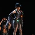 Madonna danse avec l'humoriste Amy Schumer à l'occasion du "Rebel Heart Tour" à New York, le 16 septembre 2015.