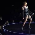 Madonna danse avec l'humoriste Amy Schumer à l'occasion du "Rebel Heart Tour" à New York, le 16 septembre 2015.